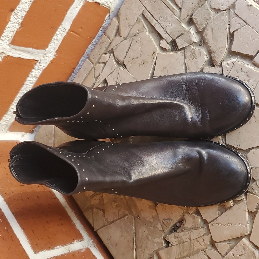 Rag And Bone Studded Chunky Heel Bootie 8 - image 7